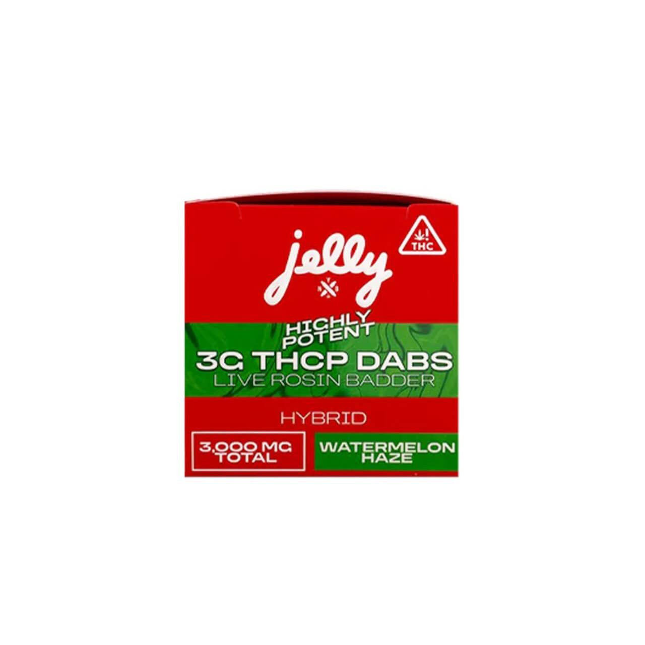 Jelly Watermelon Haze 3g THCp Live Rosin Badder box